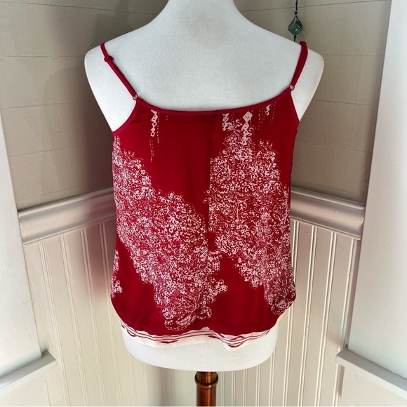 Cabi Red Spaghetti Strap Blouse Style 162 – Romance Top Sz XS - Picture 11 of 11
